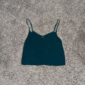 Teal Spaghetti Strap Women's Top